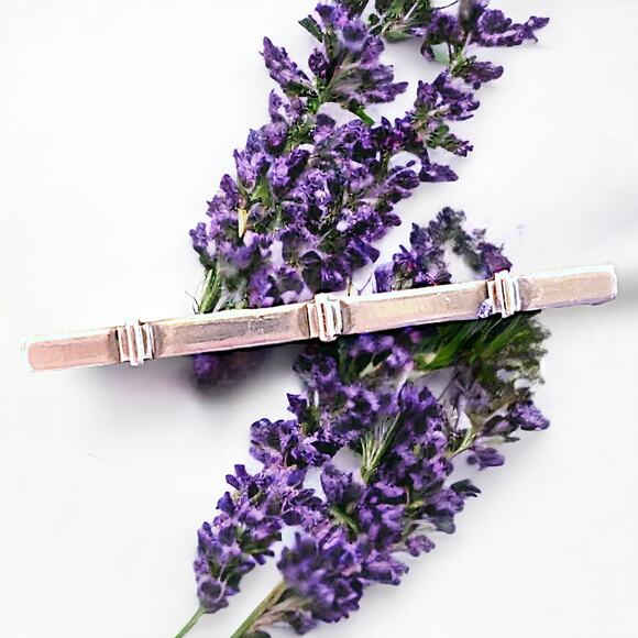 Minimalist Sterling Silver Bar Brooch - Picture 1 of 10